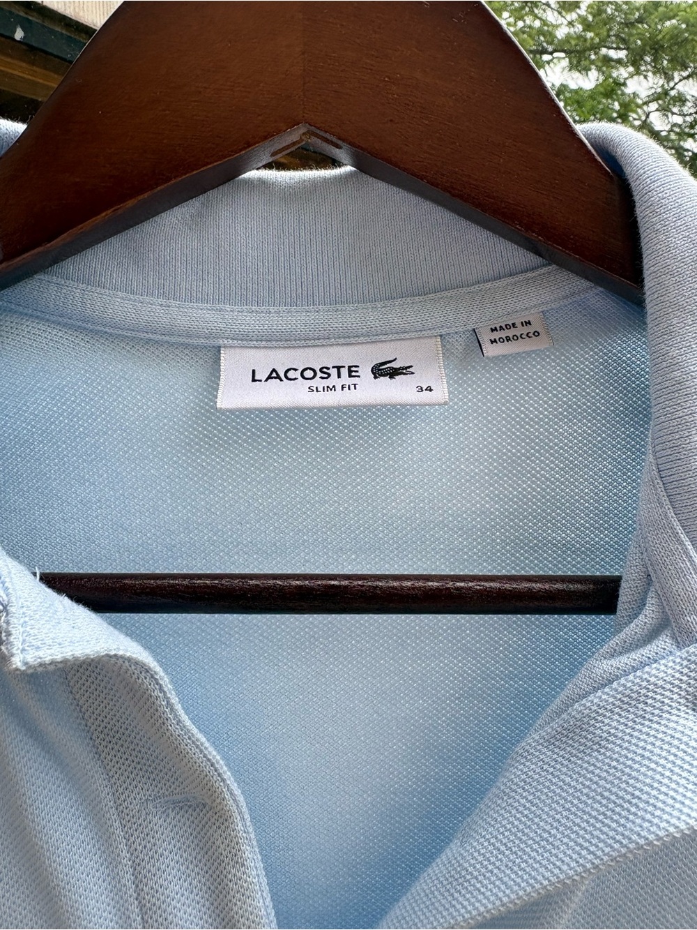Lacoste Light Blue Slim Fit Polo
